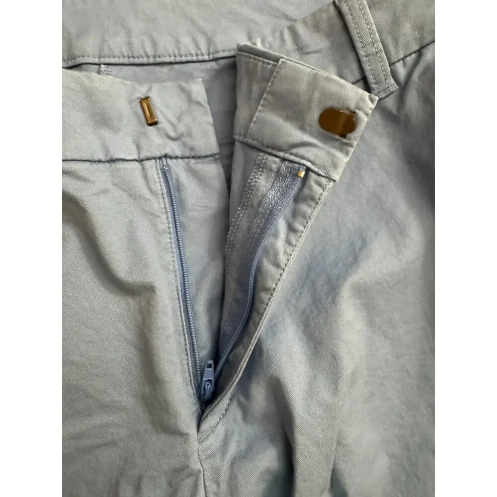 J. Crew 9 inch Frankie Bermuda Chino Short Light Blue 16